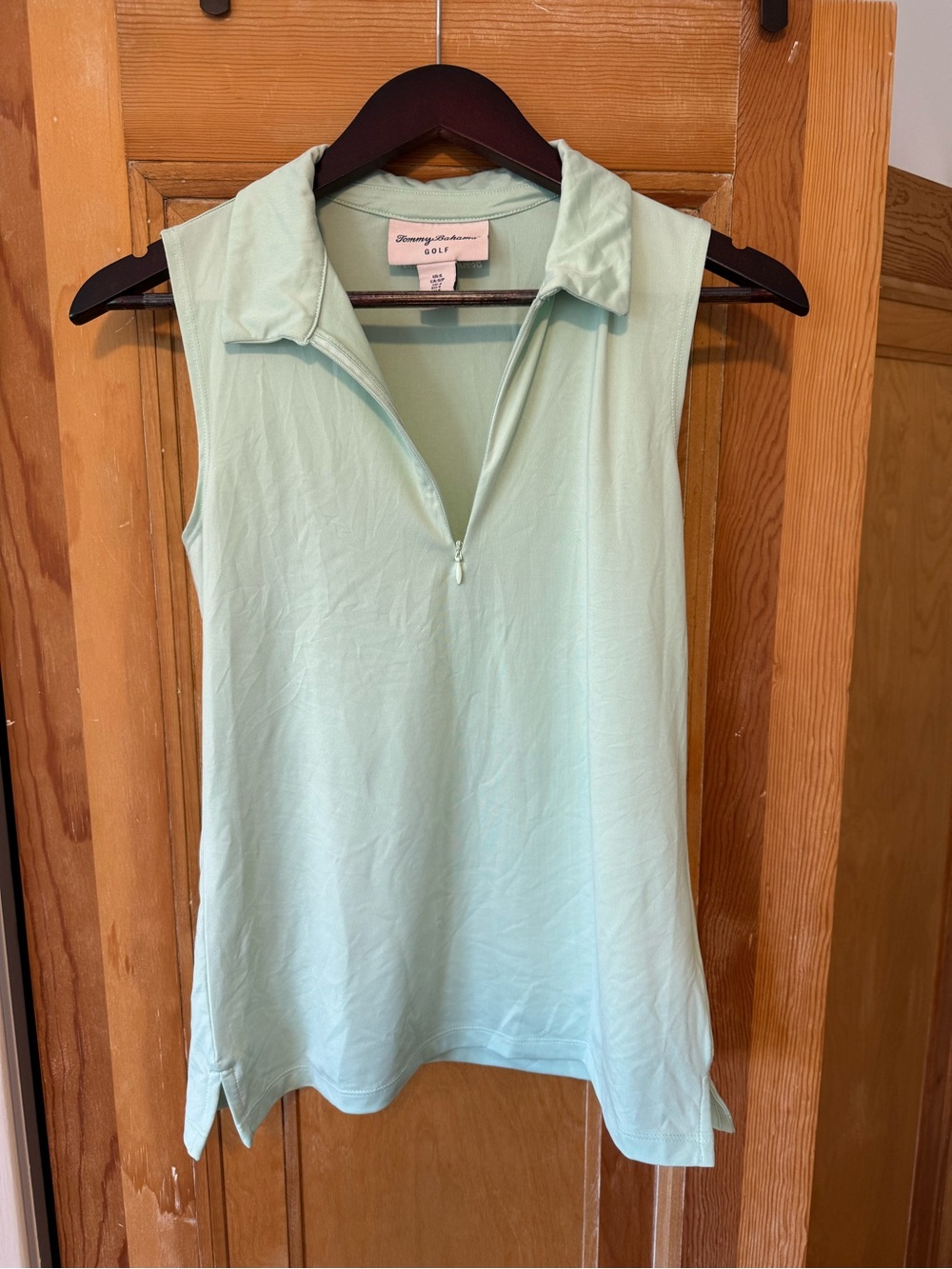 Tommy Bahama Golf Mint Green Tennis Polo Top